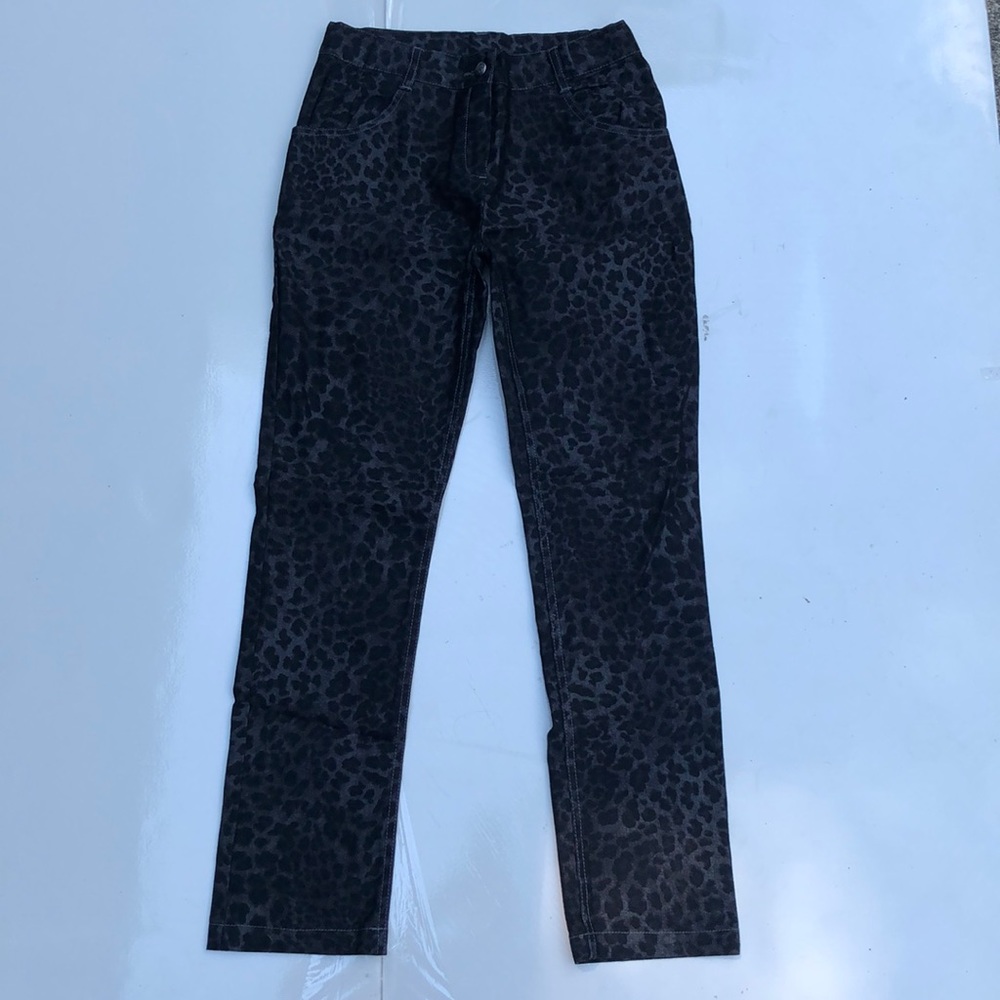 3 Pommes Girl Jeans Leopard Print